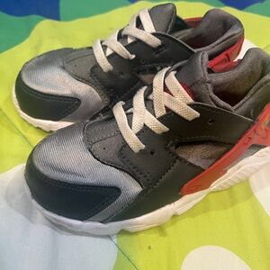 Kids' Black and Red Sneakers